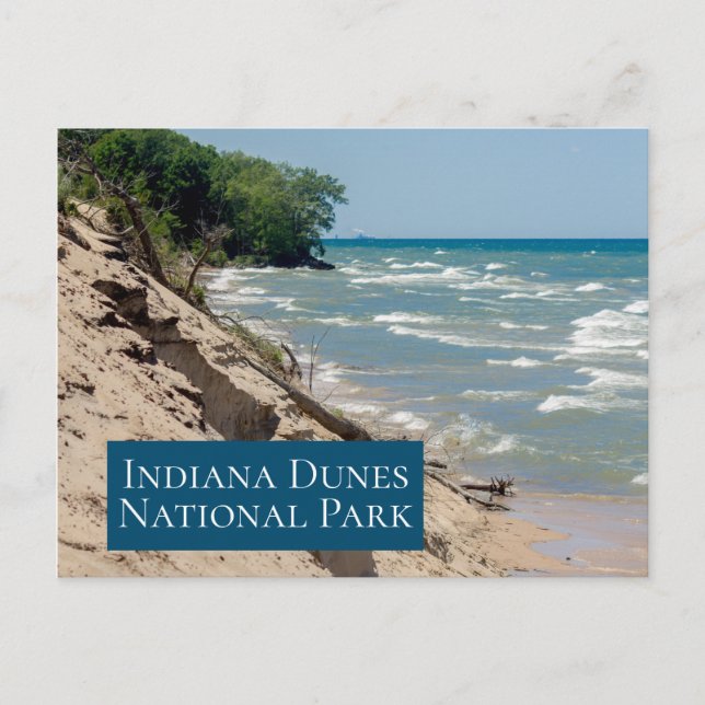 Great Lakes Indiana Dunes National Park Postcard (Front)