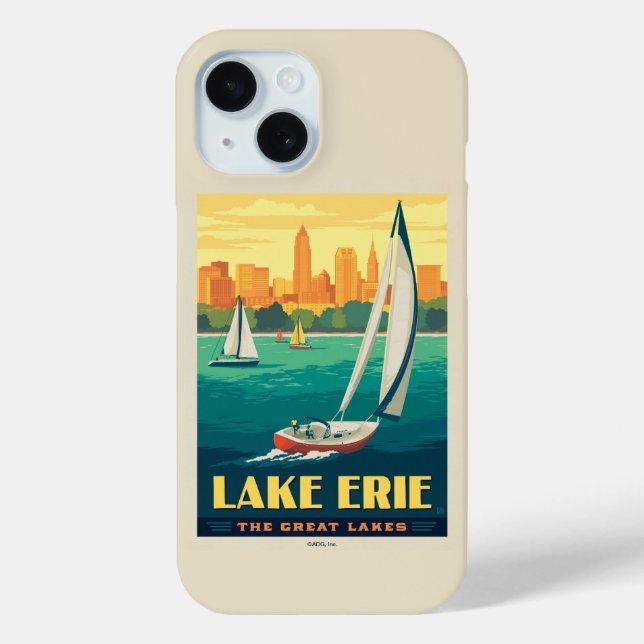 Great Lakes | Lake Erie Case-Mate iPhone Case (Back)
