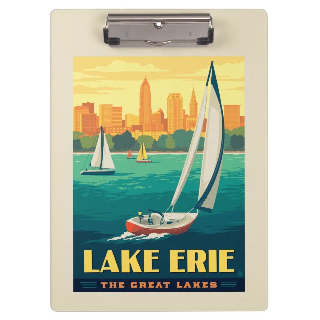 Great Lakes | Lake Erie Clipboard (Front)