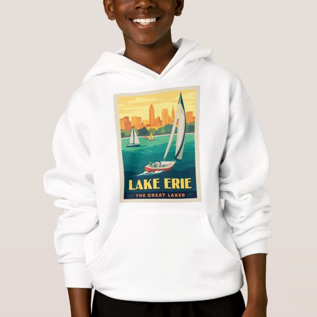 Great Lakes | Lake Erie Hoodie (Front)