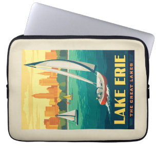Great Lakes Lake Erie Laptop Sleeve