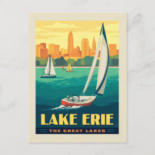 Great Lakes Lake Erie Postcard