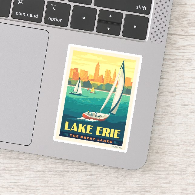 Great Lakes | Lake Erie Sticker (Detail)