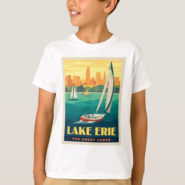 Great Lakes | Lake Erie T-Shirt (Front)