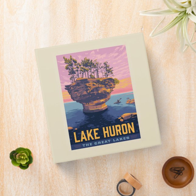 Great Lakes | Lake Huron 3 Ring Binder (In Situ)