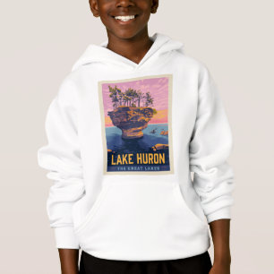 Great Lakes   Lake Huron Hoodie