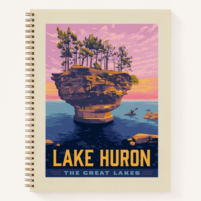 Great Lakes | Lake Huron Notebook (Front)