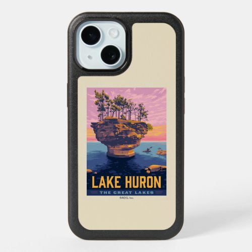 Great Lakes  Lake Huron iPhone 15 Case