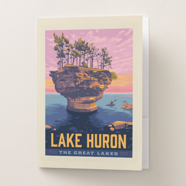 Great Lakes | Lake Huron Pocket Folder (Front)
