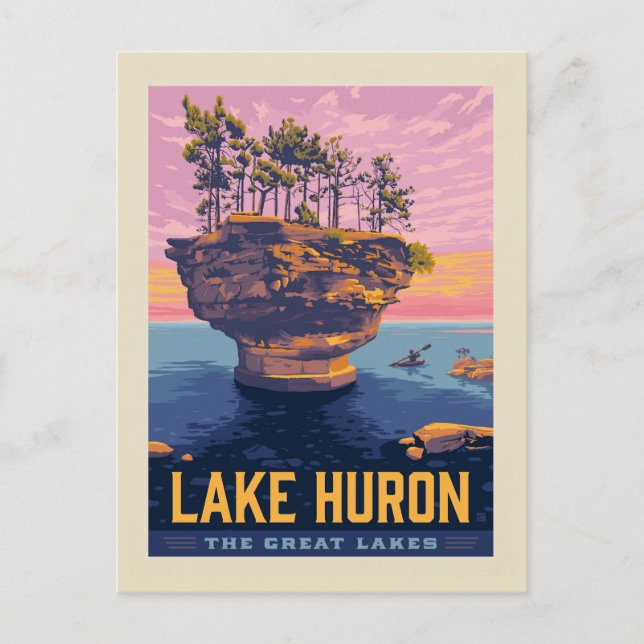 Great Lakes | Lake Huron Postcard (Front)
