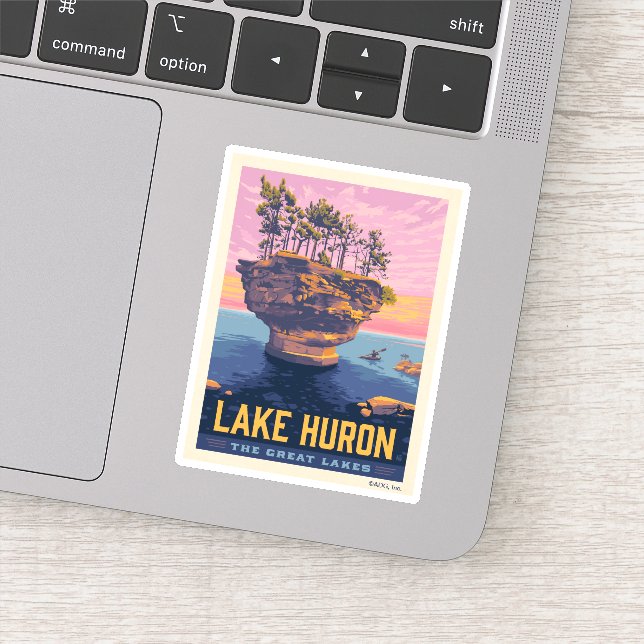 Great Lakes | Lake Huron Sticker (Detail)