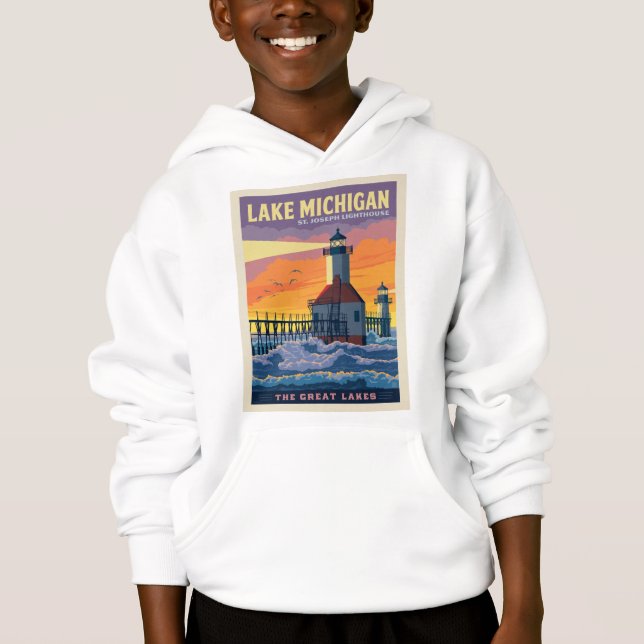 Great Lakes | Lake Michigan Hoodie (Front)