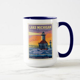 Great Lakes Lake Michigan Mug
