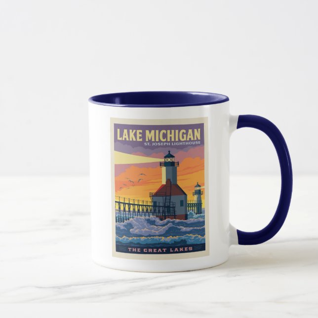 Great Lakes | Lake Michigan Mug (Right)