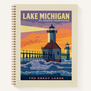 Great Lakes Lake Michigan Notebook
