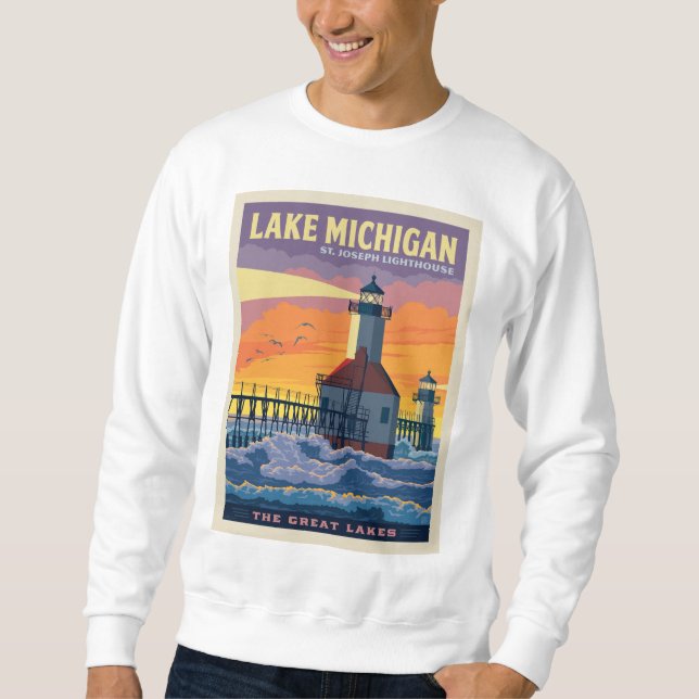 Great Lakes | Lake Michigan Sweatshirt (Front)