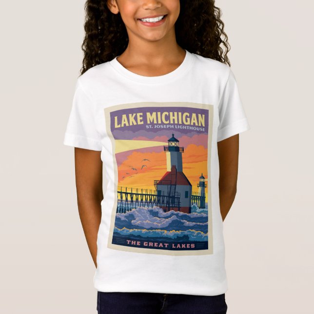 Great Lakes | Lake Michigan T-Shirt (Front)