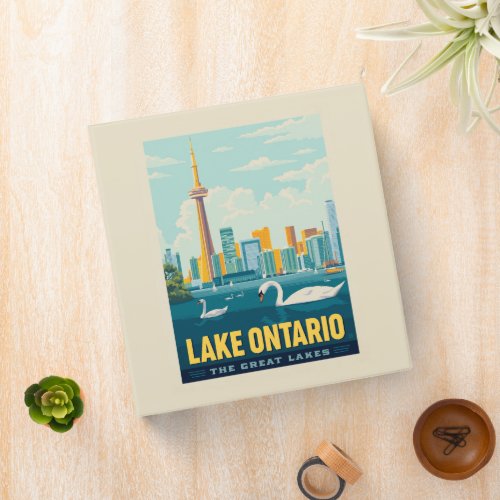 Great Lakes  Lake Ontario 3 Ring Binder