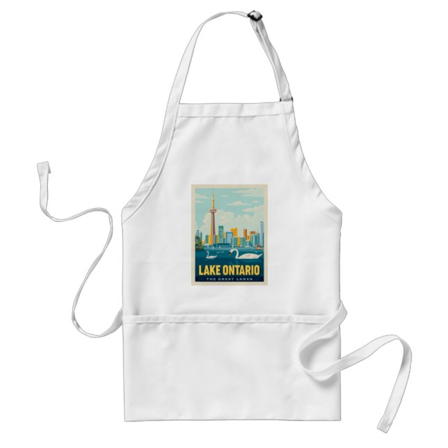 Great Lakes | Lake Ontario Adult Apron (Front)