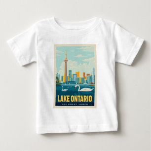 Great Lakes Lake Ontario Baby T-Shirt