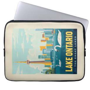 Great Lakes Lake Ontario Laptop Sleeve