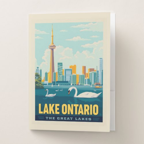 Great Lakes  Lake Ontario Pocket Folder