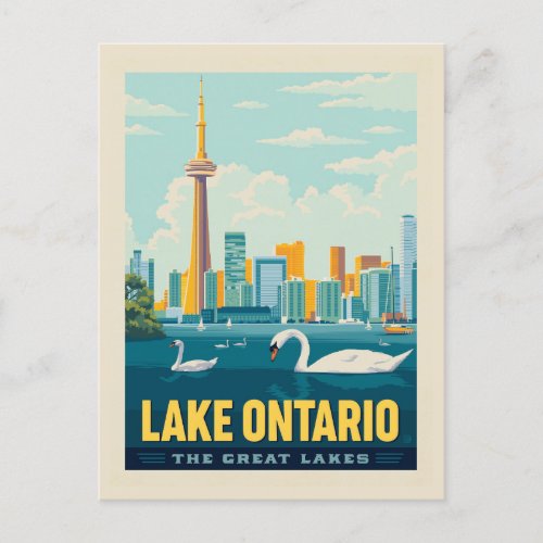 Great Lakes  Lake Ontario Postcard