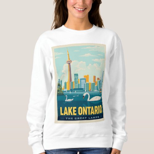 Great Lakes  Lake Ontario Sweatshirt