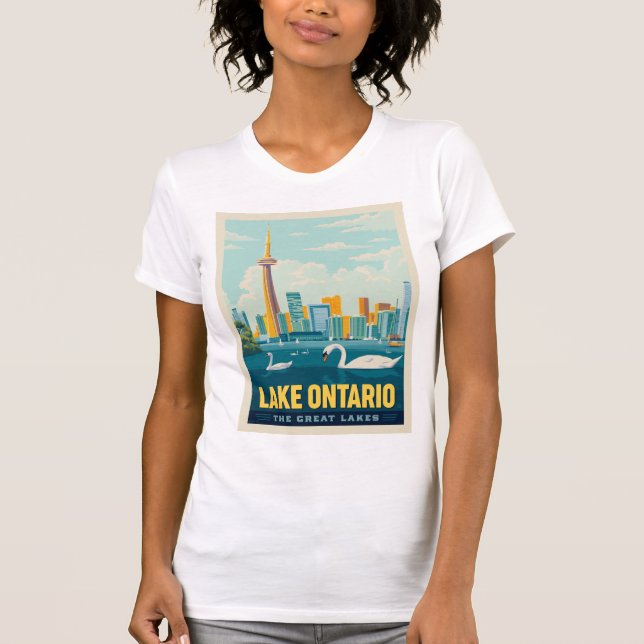 Great Lakes | Lake Ontario T-Shirt (Front)