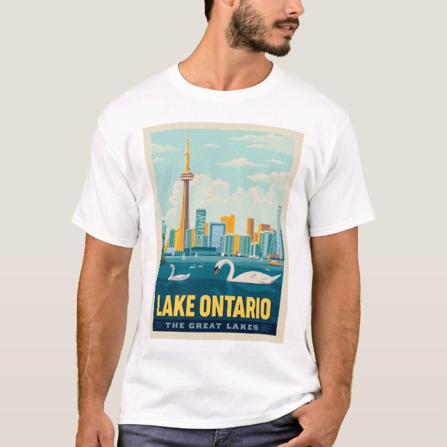 Great Lakes | Lake Ontario T-Shirt (Front)
