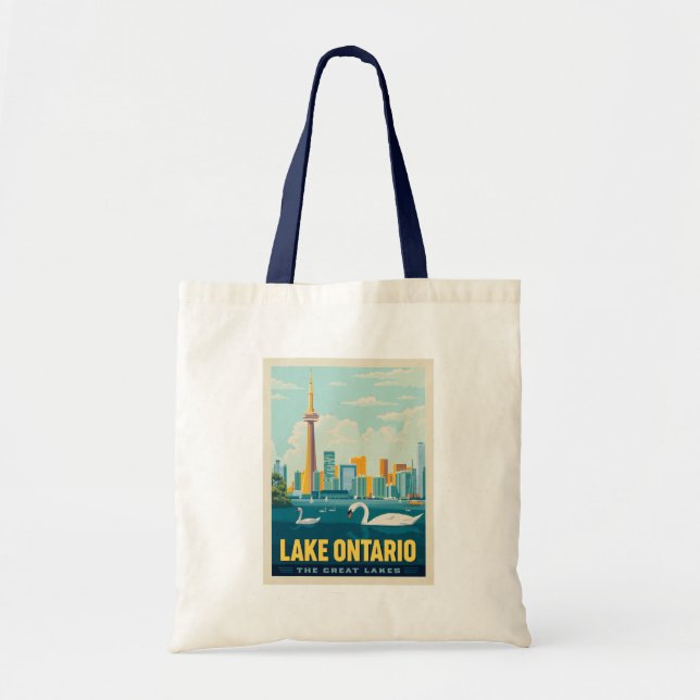 Great Lakes | Lake Ontario Tote Bag (Front)