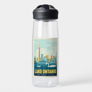 Great Lakes Lake Ontario Water Bottle