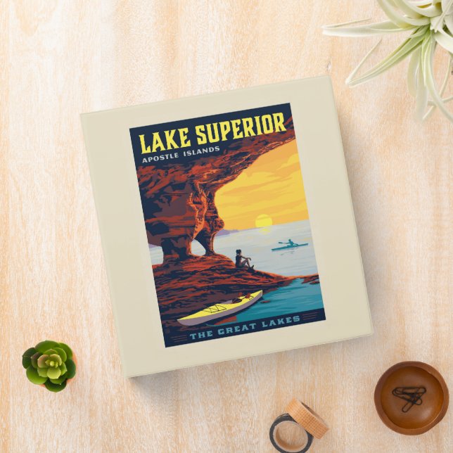 Great Lakes | Lake Superior 3 Ring Binder (In Situ)