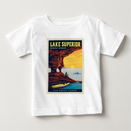 Great Lakes  Lake Superior Baby T_Shirt