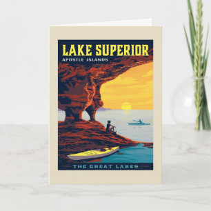Great Lakes Lake Superior Card