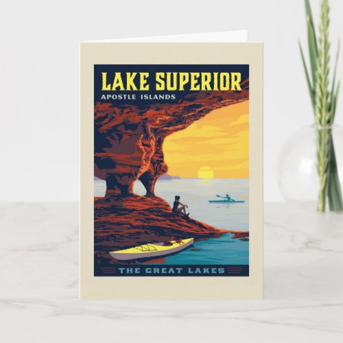 Great Lakes  Lake Superior Card