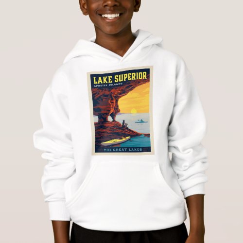 Great Lakes  Lake Superior Hoodie