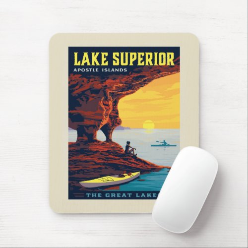 Great Lakes  Lake Superior Mouse Pad