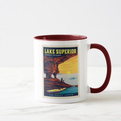 Great Lakes  Lake Superior Mug