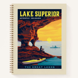 Great Lakes Lake Superior Notebook