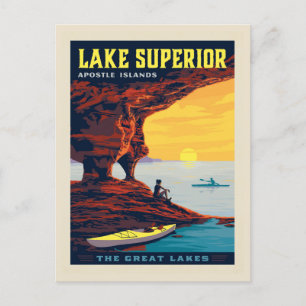 Great Lakes   Lake Superior Postcard
