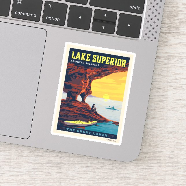 Great Lakes | Lake Superior Sticker (Detail)