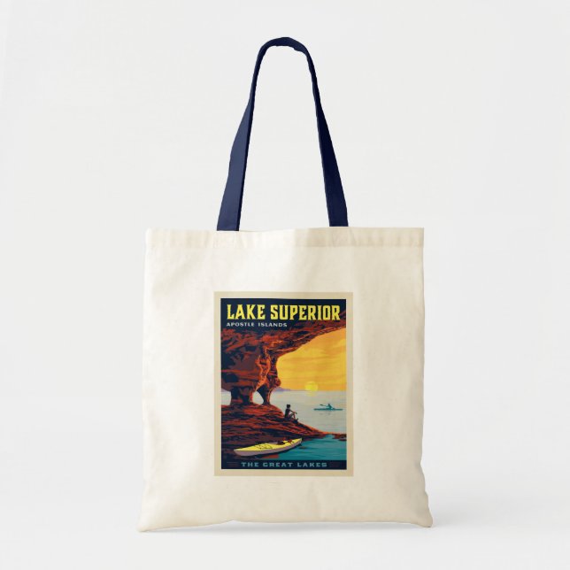Great Lakes | Lake Superior Tote Bag (Front)