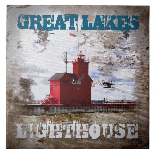 Great Lakes Lighthouse Tile