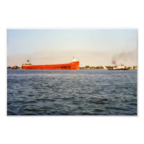 Great Lakes MV Alva C Dinkey Vintage Photo Print