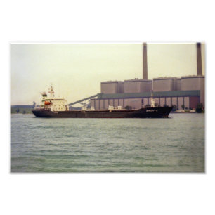 Great Lakes M/V Brunto on St. Clair River Photo Print