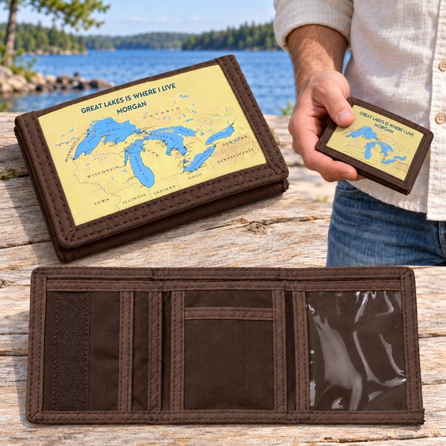 Great Lakes of North America Tri-fold Wallet (Great Lakes of North America Tri-fold Wallet)