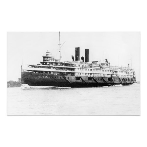 Great Lakes passenger steamer City of Cleveland Photo Print