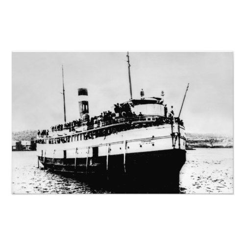 Great Lakes passenger steamer Collingwood Photo Print