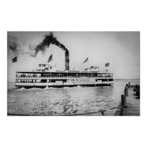 Great Lakes passenger steamer GA Boeckling Photo Print